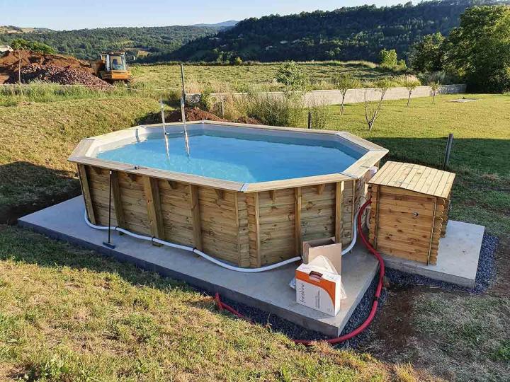 Construction piscine béton Bas-en-Basset 
